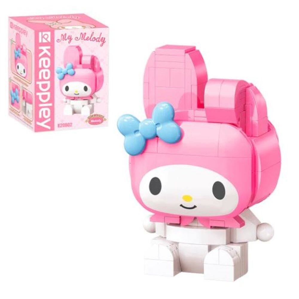 Bloco de Montar Keepplay Personagem My Melody Hello Kitty e Amigos