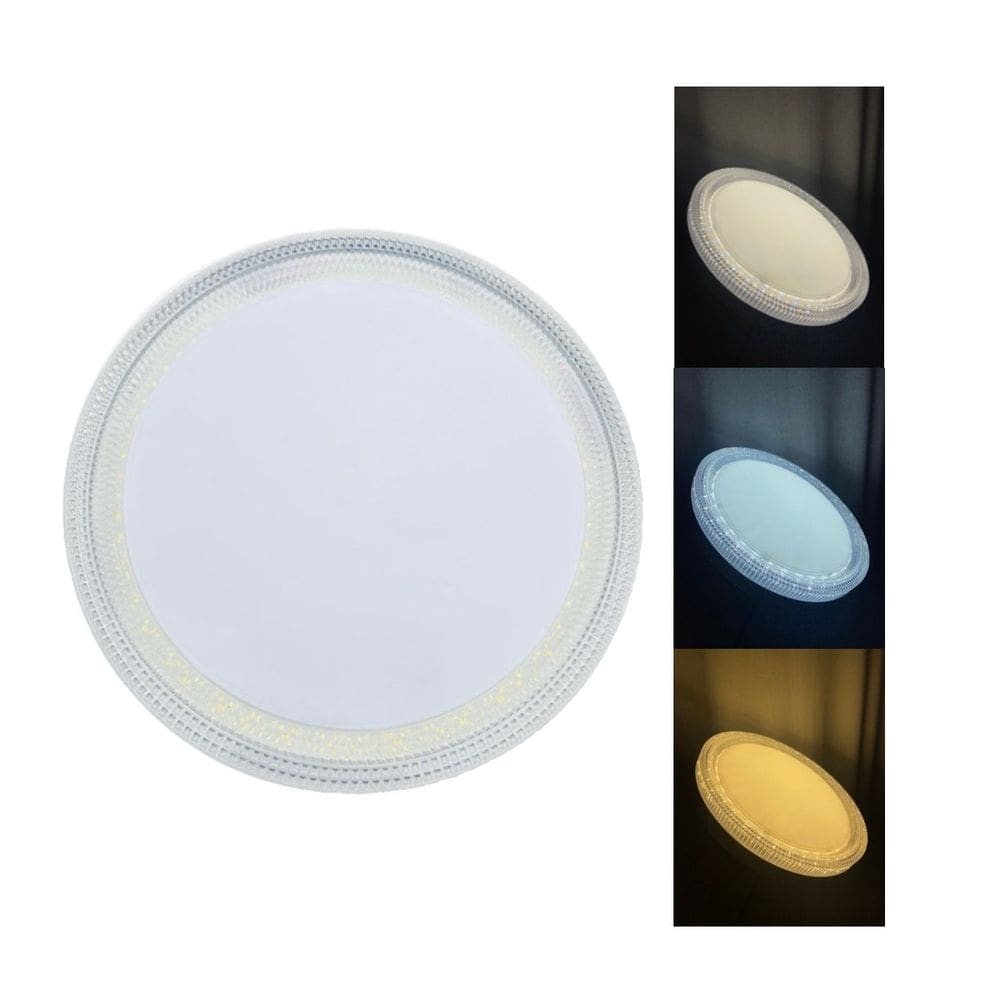 Painel Plafon LED Sobrepor 52W – 3 Tons de Cor