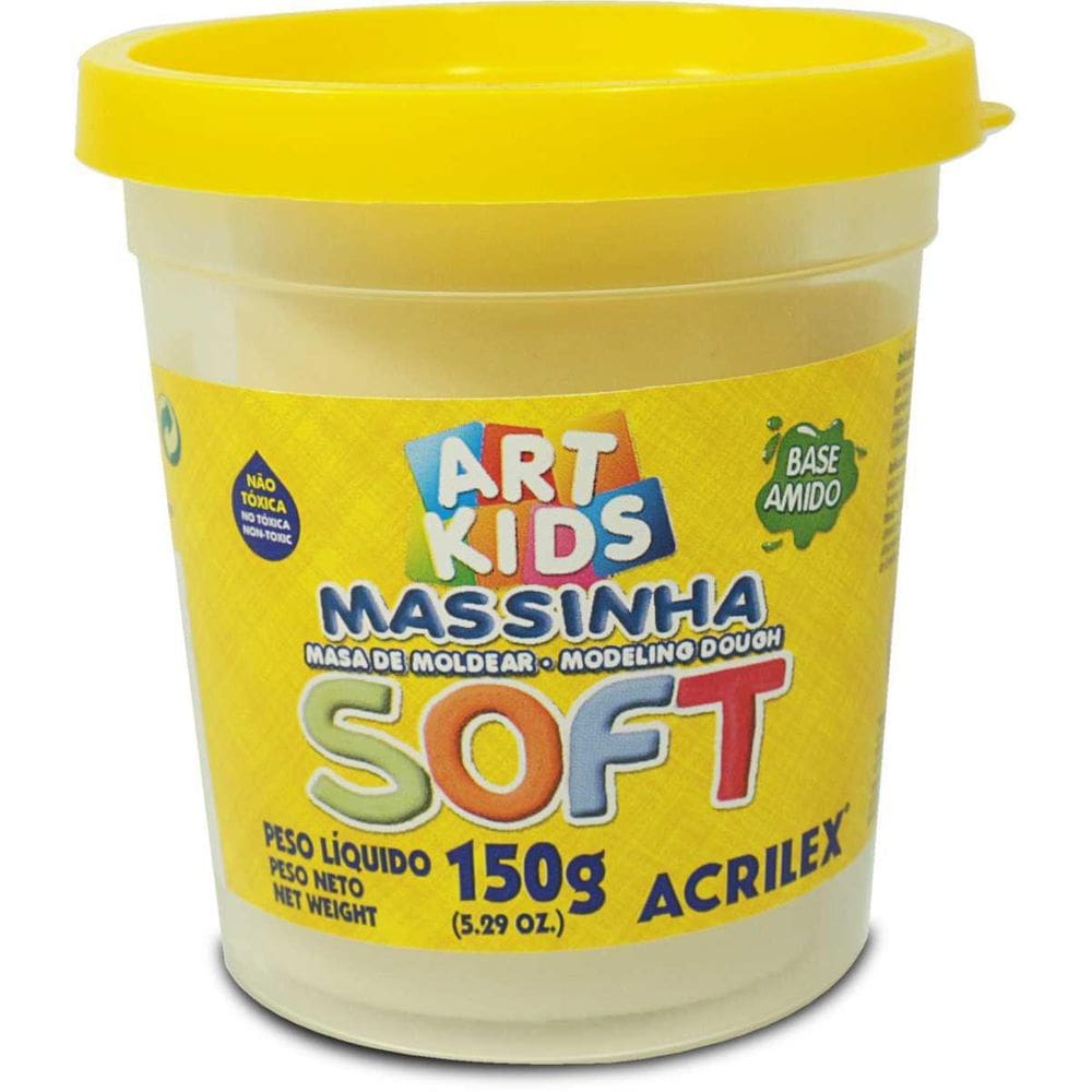 Massa Para Modelar Soft  Neve Bs Amido