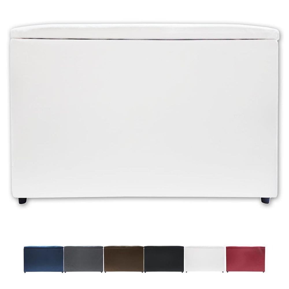 Puff Baú Banqueta Retangular Organizar E Decorar Suede 60Cm