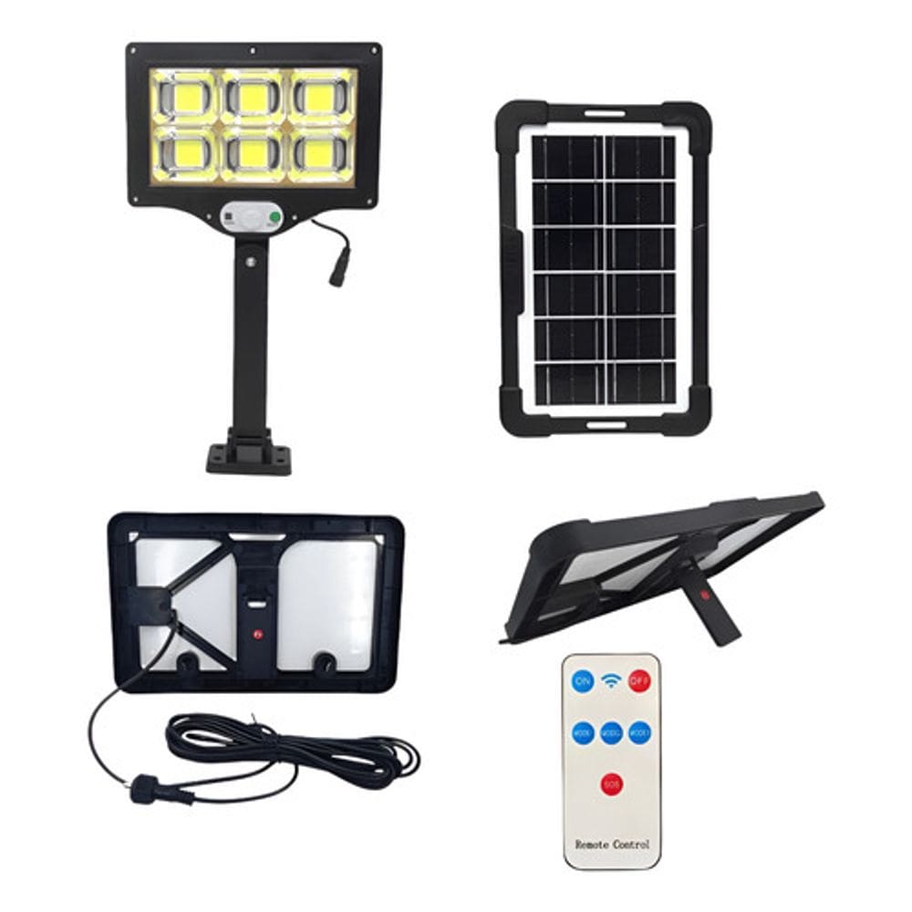 Luminária Solar Com Controle Remoto Quadrada