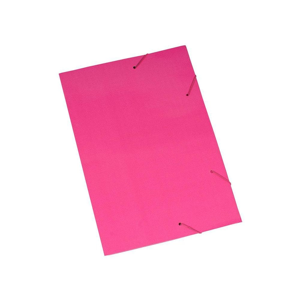 Pasta Cartão Duplex Abas E Elástico 20Un Polycart Rosa