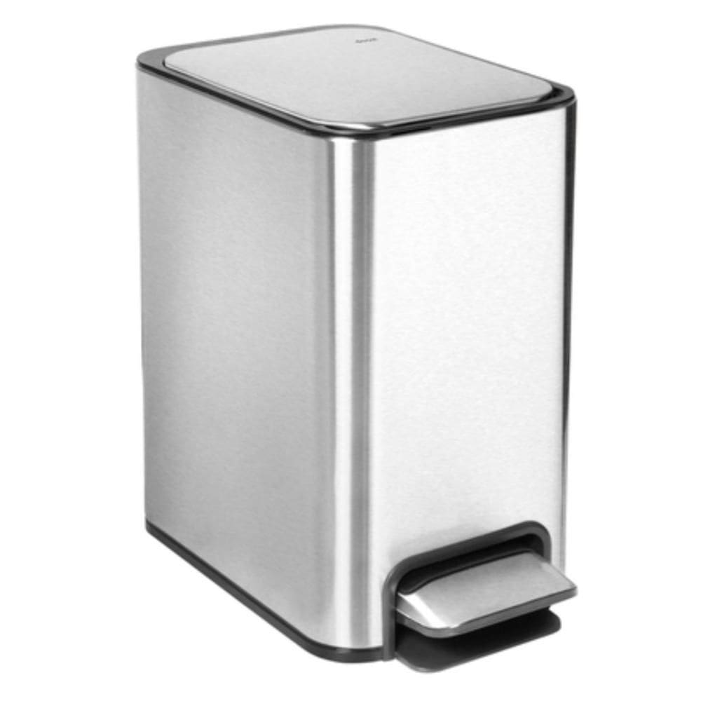 Lixeira Piso 7L Docol Flat 90987292016 Aço Inox