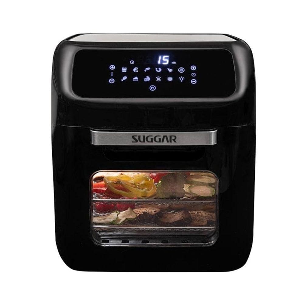 Fritadeira Air Fryer Oven 12 Litros Preto Suggar 110V