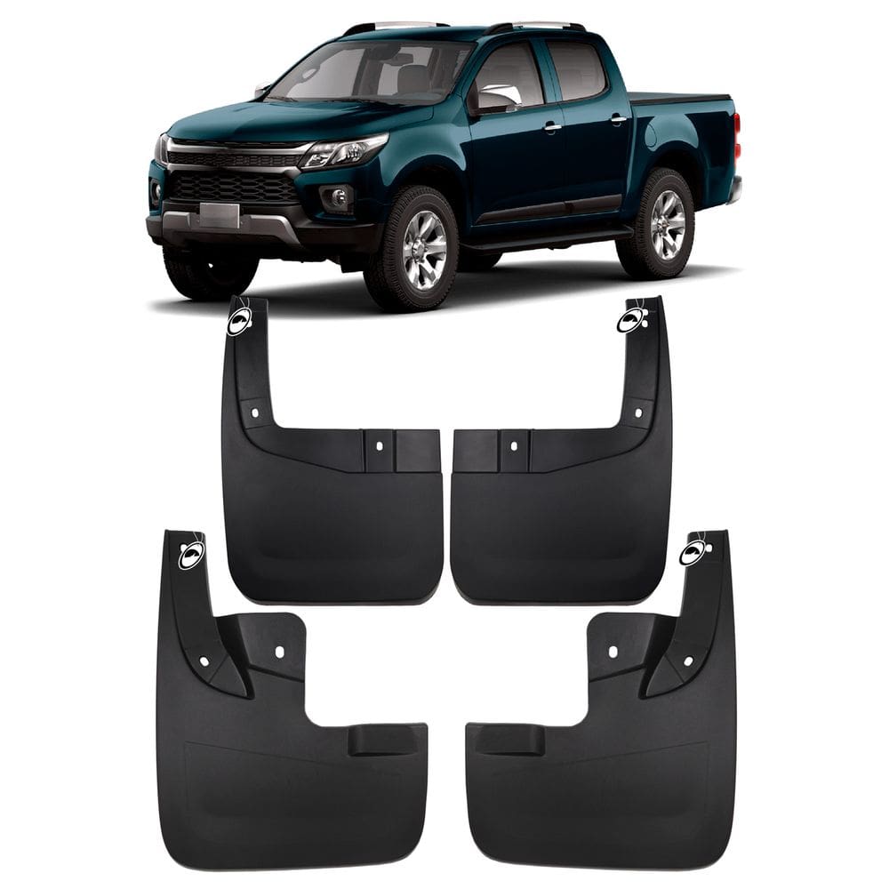 Jogo Apara Barro Protetor Lameira Flap GM S10 2012 em Diante