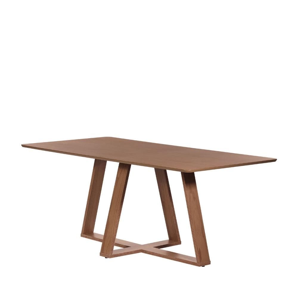 Mesa de Jantar Retangular para 6 Lugares Avena 184 cm - Canella