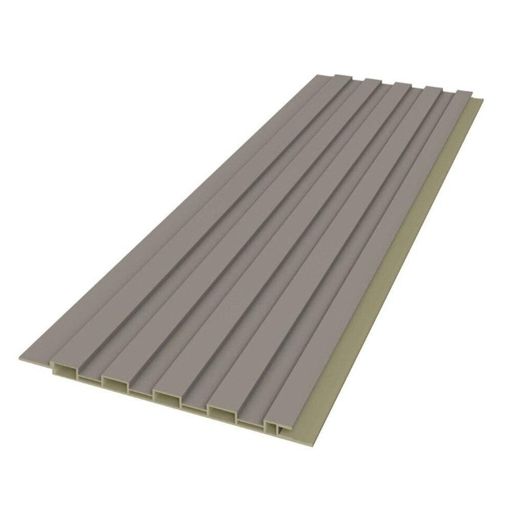 Painel Ripado Modaza WPC Cinza 16,7 x 285 cm