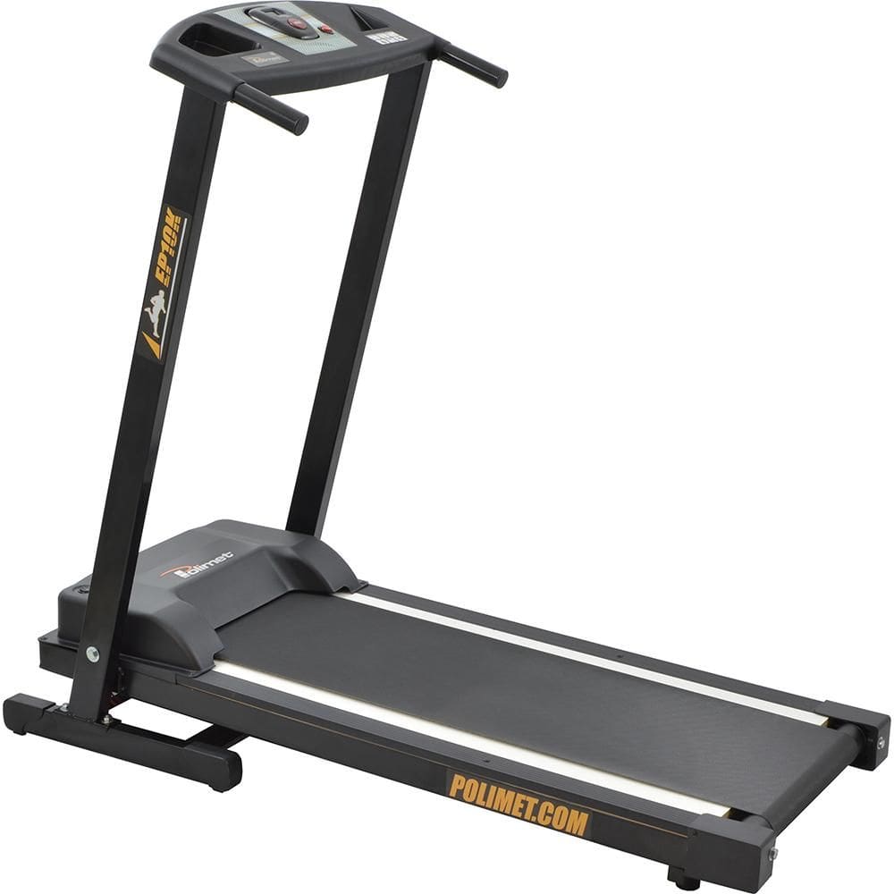 Esteira Elétrica EP-10K Polimet Academia Residencial Fitness Dobrável 110V/220V Bivolt Cor Preto