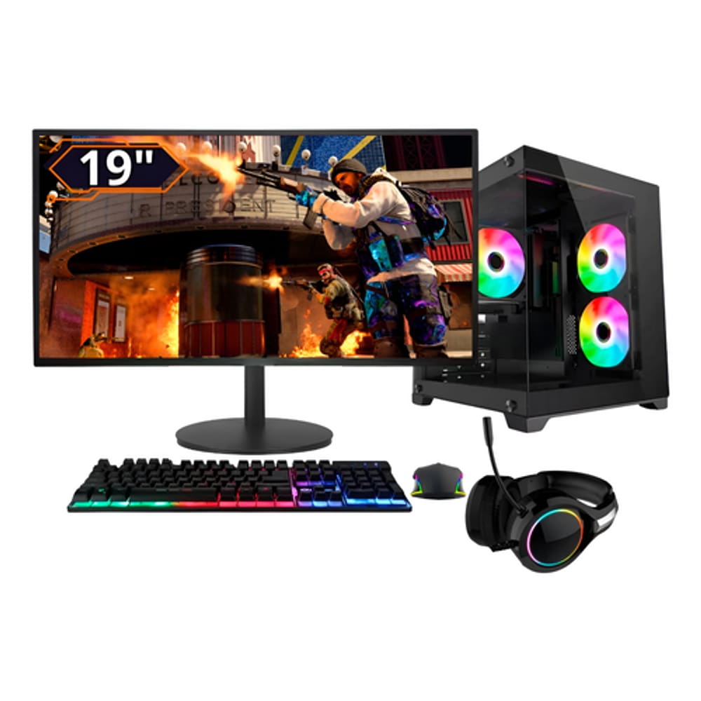 PC GAMER INTEL I3-12100f - RTX4060 8GB - M.2 1TB