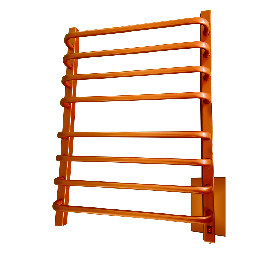 Toalheiro Termico Grande Bronze 220V Fio Oculto Esquerdo