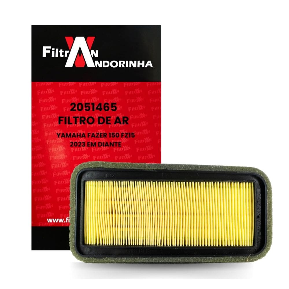 Filtro De Ar Moto Fazer 150 Fz15 2023 2024 Filtran Andorinha