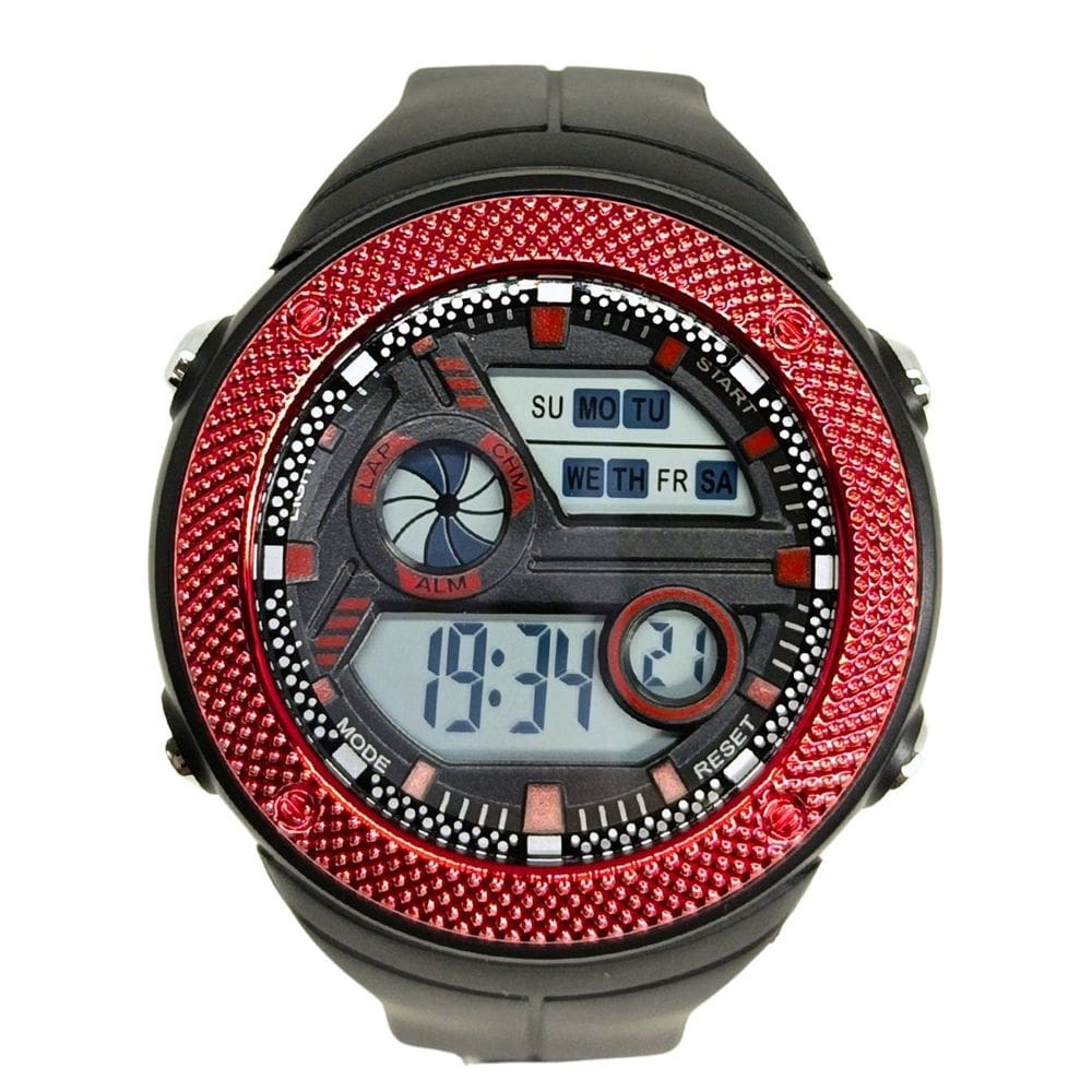 Relógio Masculino Onix Digital IT-8982(0183) Preto e Vermelho