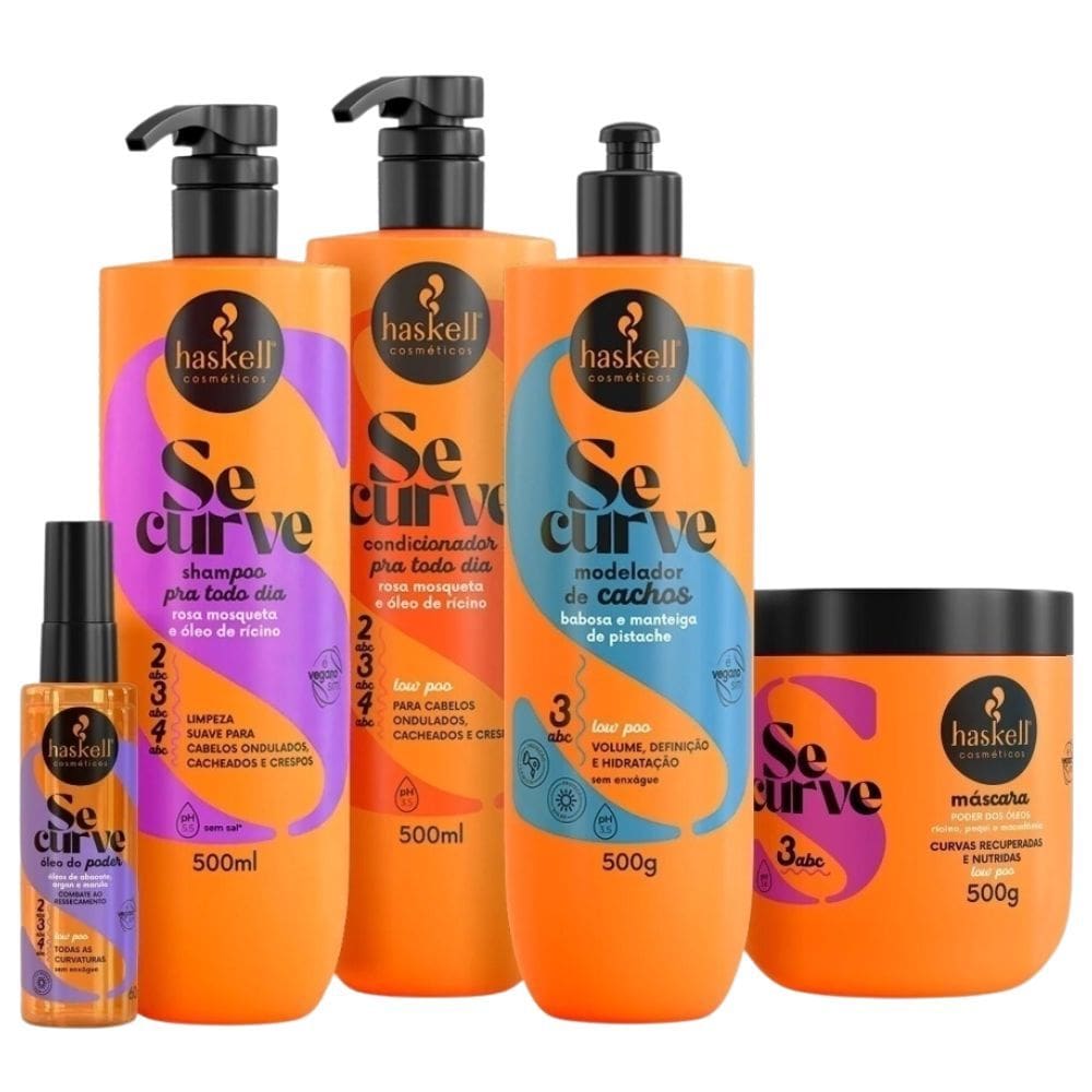 Kit Haskell Se curve Cacheados (3ABC)