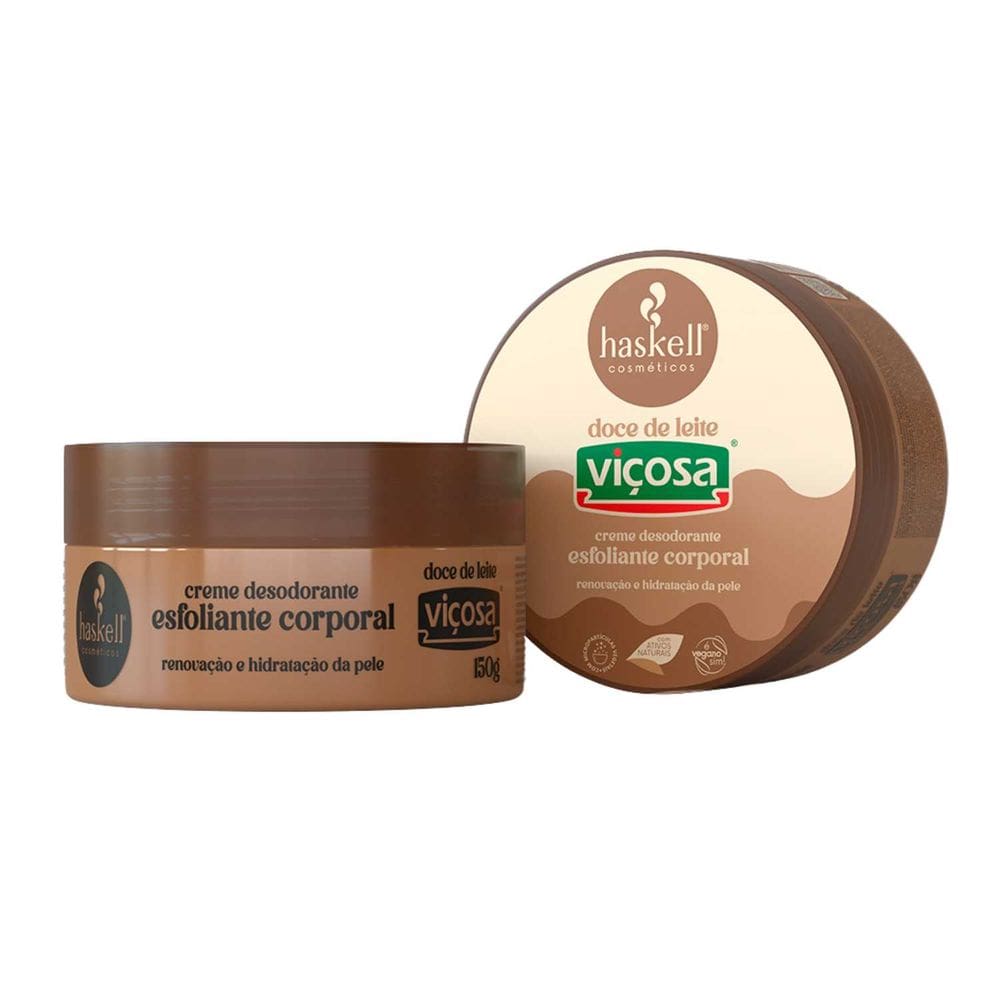 Esfoliante Corporal Haskell Doce de Leite Viçosa 150g