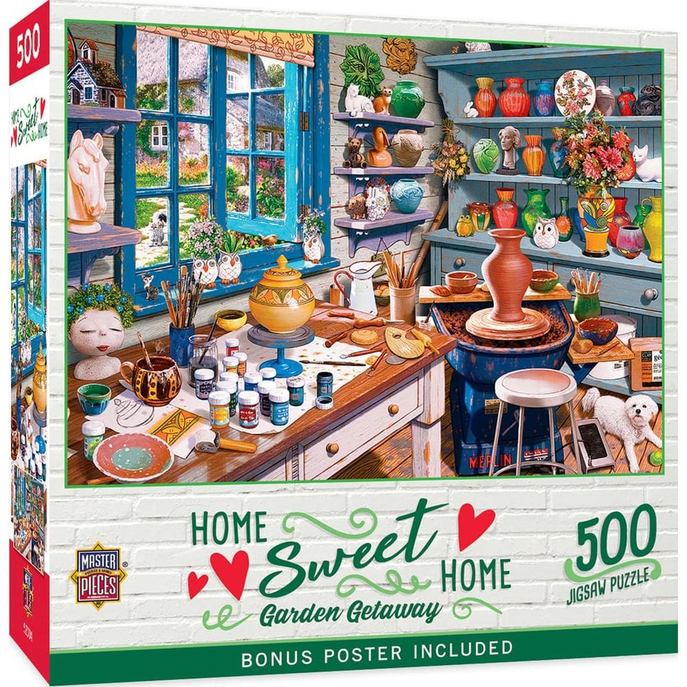 Quebra-cabeça MasterPieces Garden Getaway 550 peças
