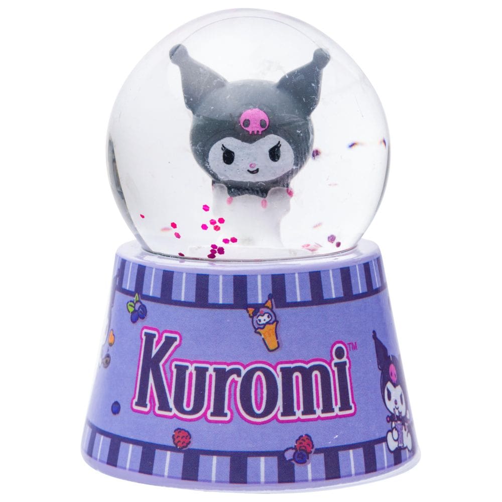 Globo de neve prateado Buffalo Sanrio Hello Kitty Kuromi 45mm