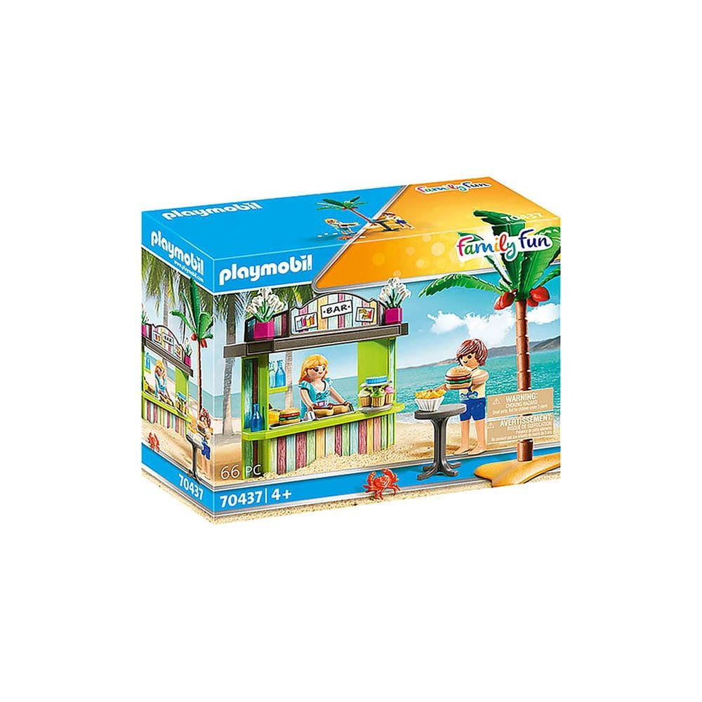 Playmobil - Lanchonete Beira Da Praia - Family Fun - 70437