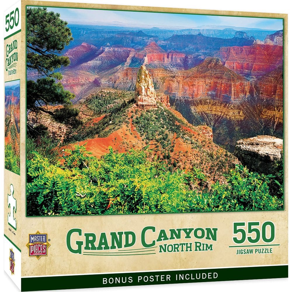 Obras-primas do quebra-cabeça Grand Canyon North Rim 550 peças