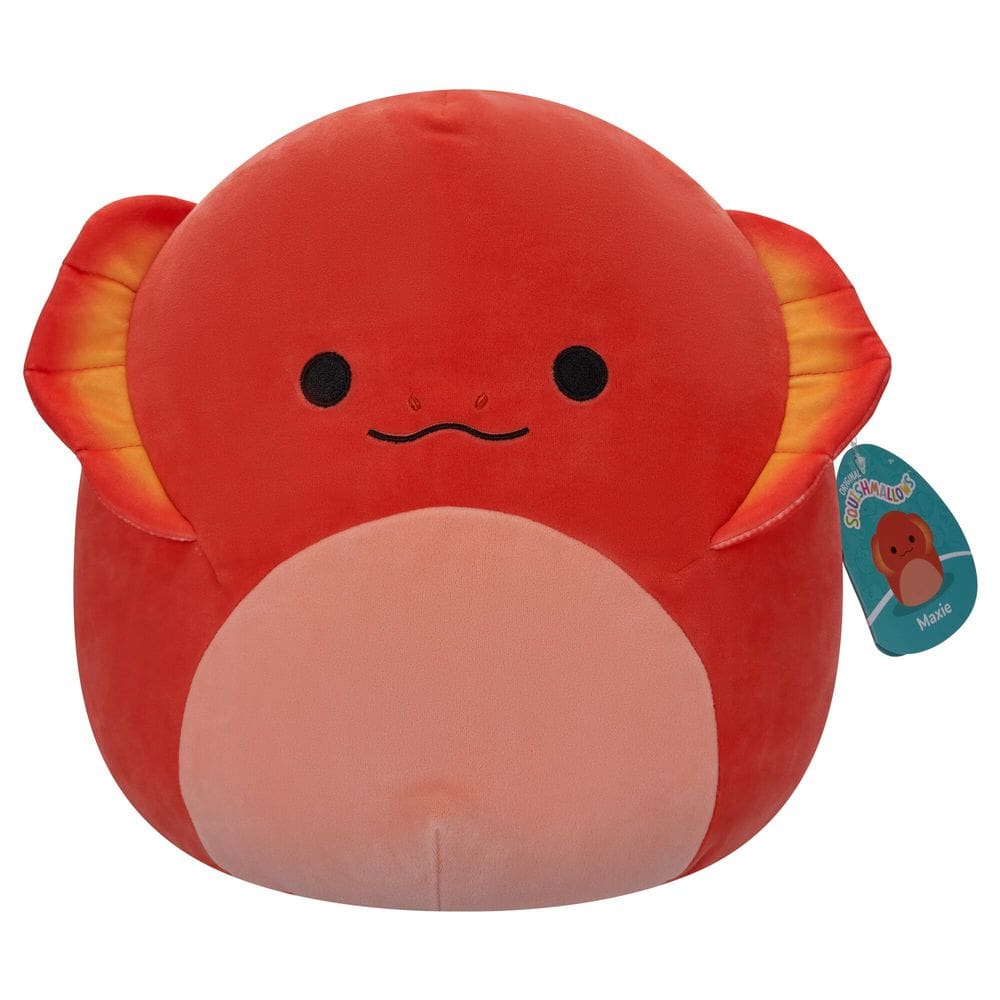 Brinquedo de pelúcia Squishmallows autêntico Maxie The Red Frilled Lizard