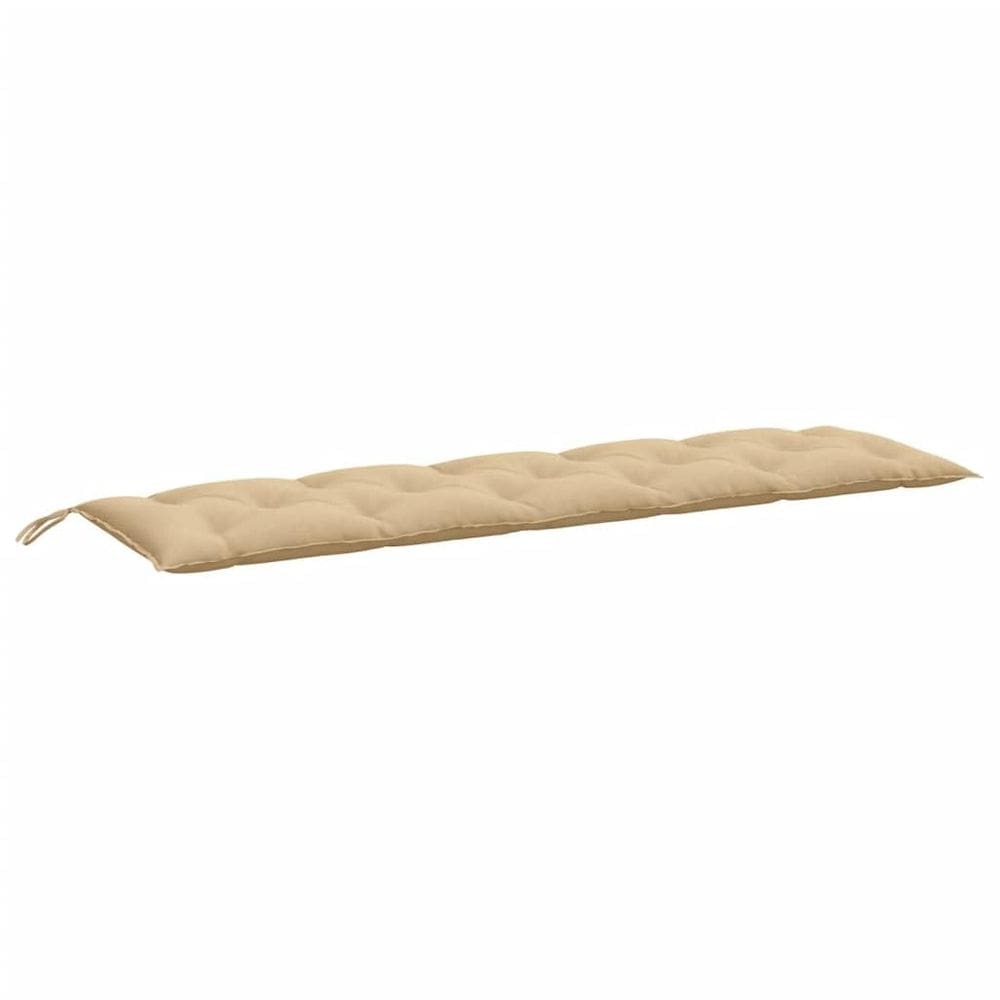 Almofada de banco de jardim VidaXL Melange Beige 180x50x7cm Poliéster