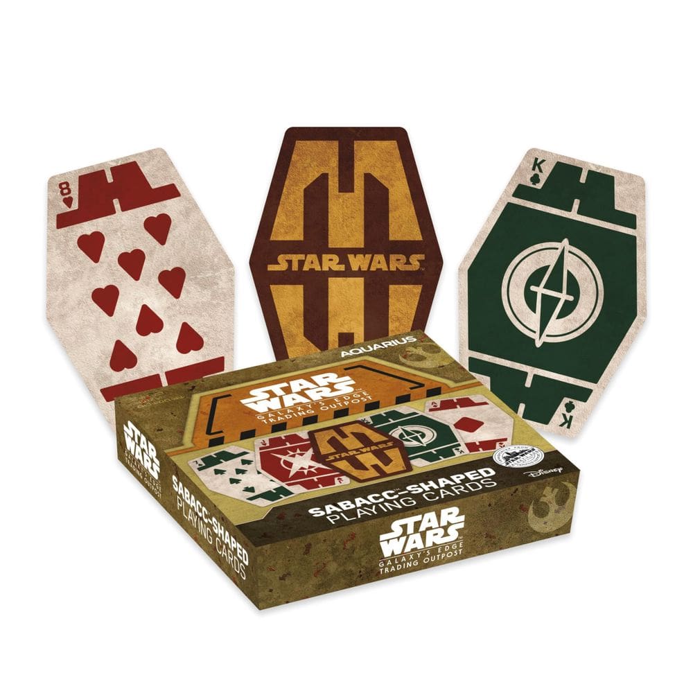 Baralho de cartas NMR Distribution Star Wars Sabacc em forma de baralho