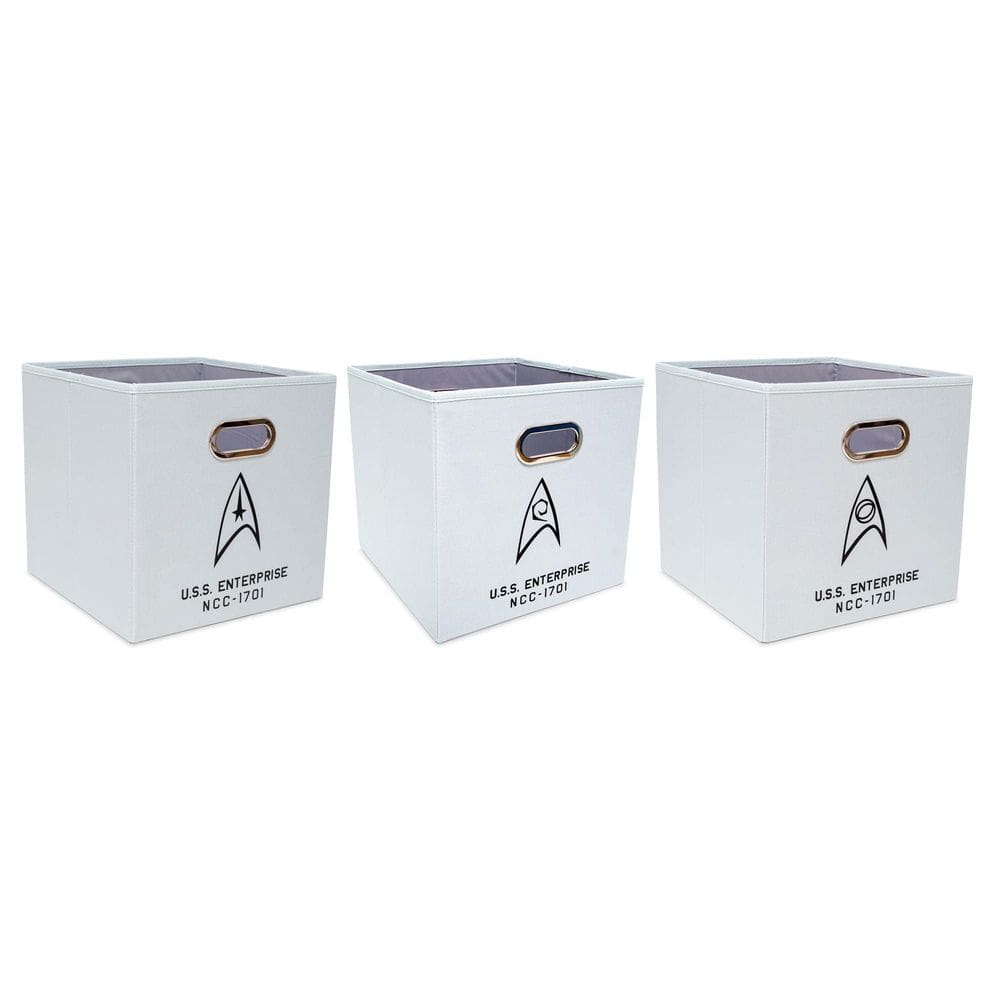Storage Bin Cube Organizers Ukonic Star Trek autêntico Series