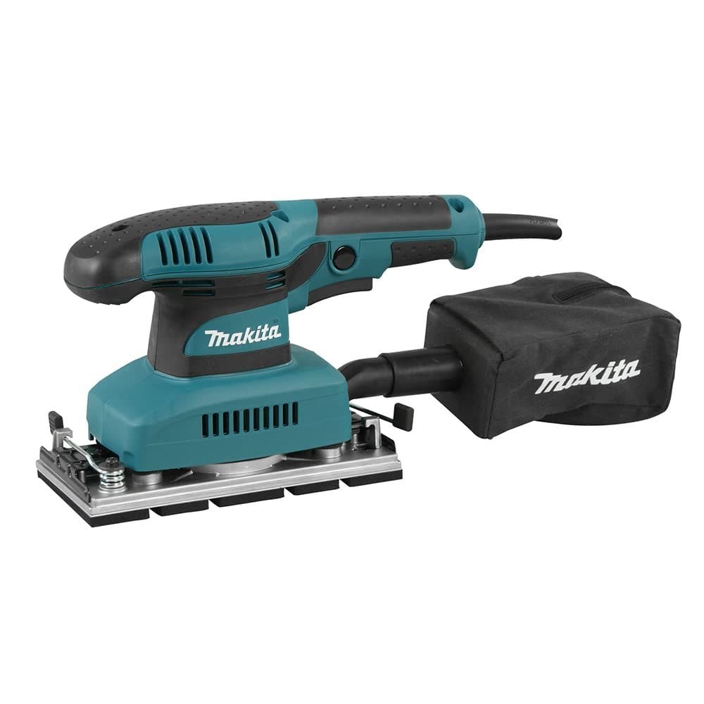 Lixadeira de acabamento de folhas Makita BO3710 1/3in 1.7A Teal