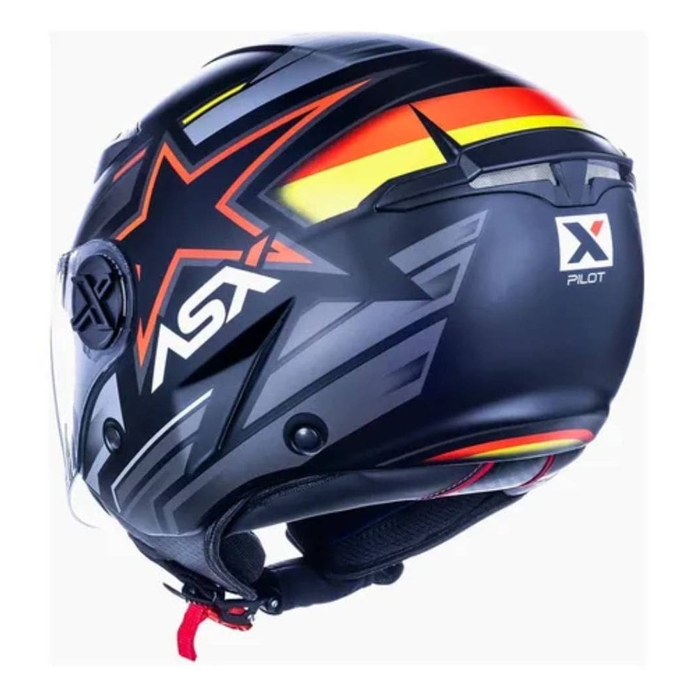 Capacete ASX City Air Pilot Alemanha | Extra