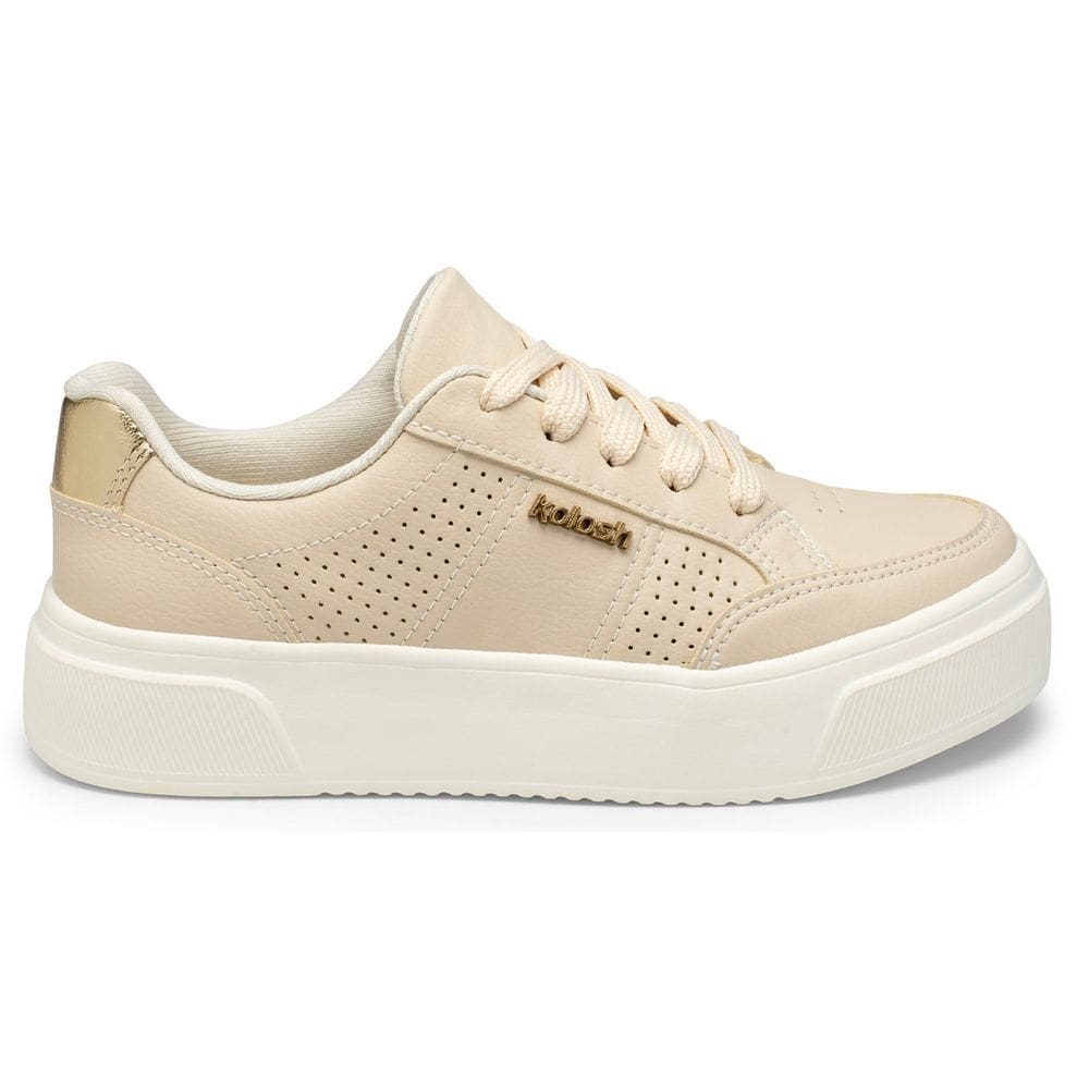 Tênis Kolosh Casual plataforma cadarço Conforto Estilo