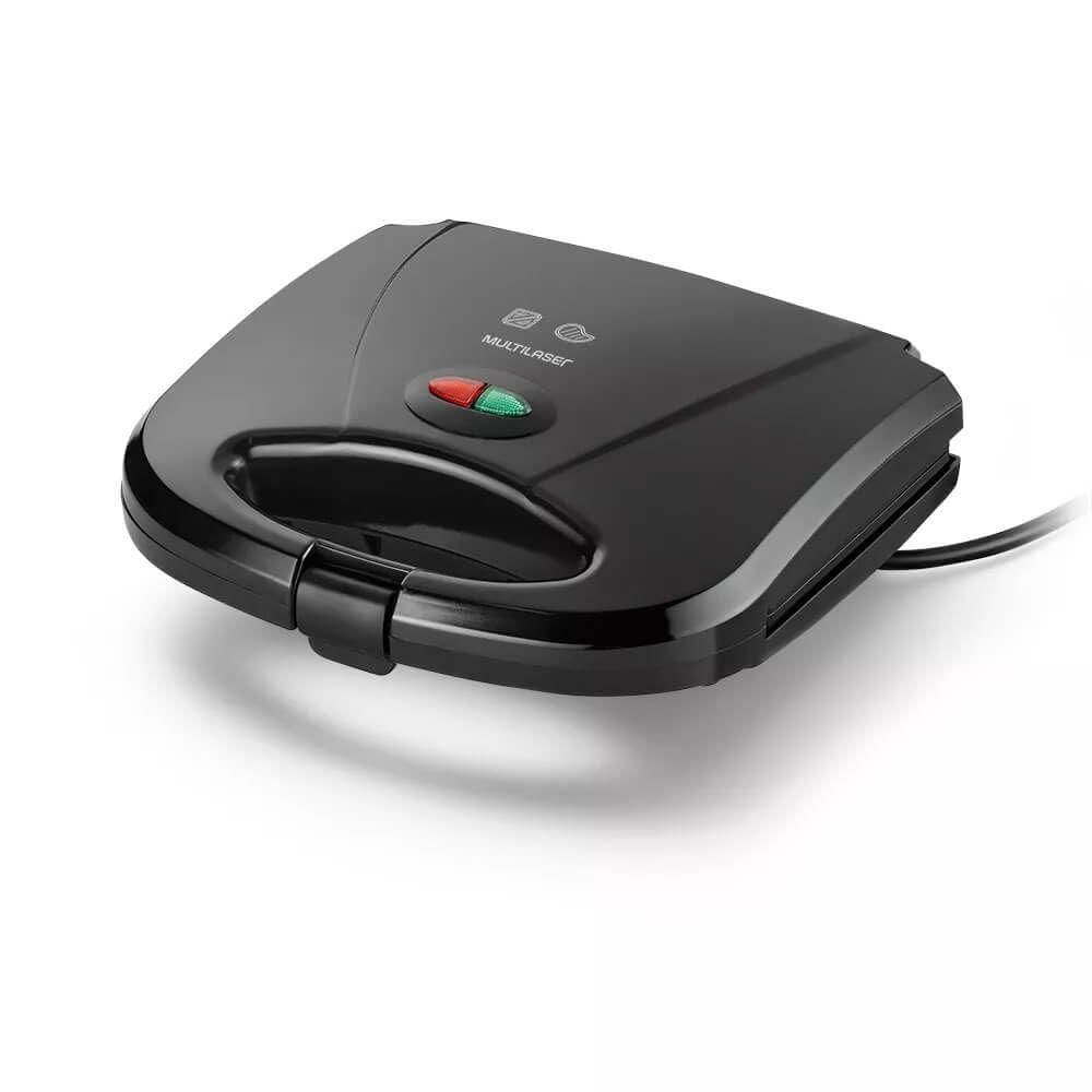 Sanduicheira Minigrill Gourmet 750W Preta 110V Multilaser