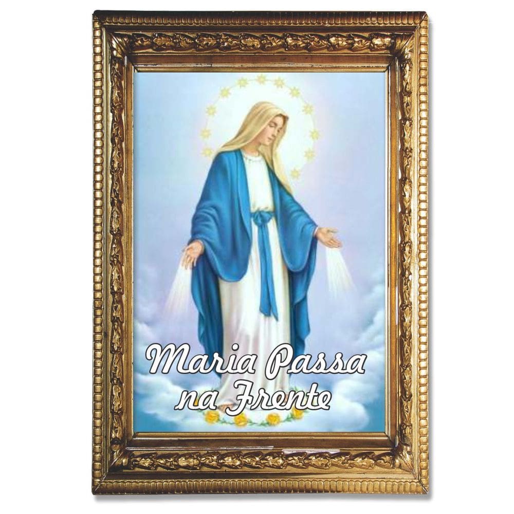 Santinho Maria Passa Na Frente 500 un. c/ oração verso