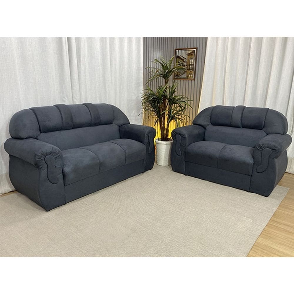 Sofá 2 e 3 Lugares Cinza 606 Corsa