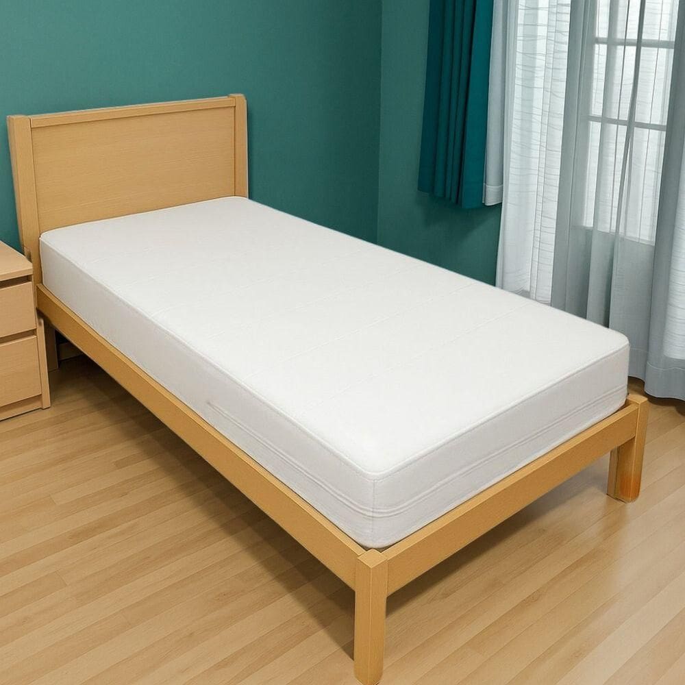 Capa Colchão Solteiro Impermeável Hospitalar Com Zíper - Branca 78x188x14cm
