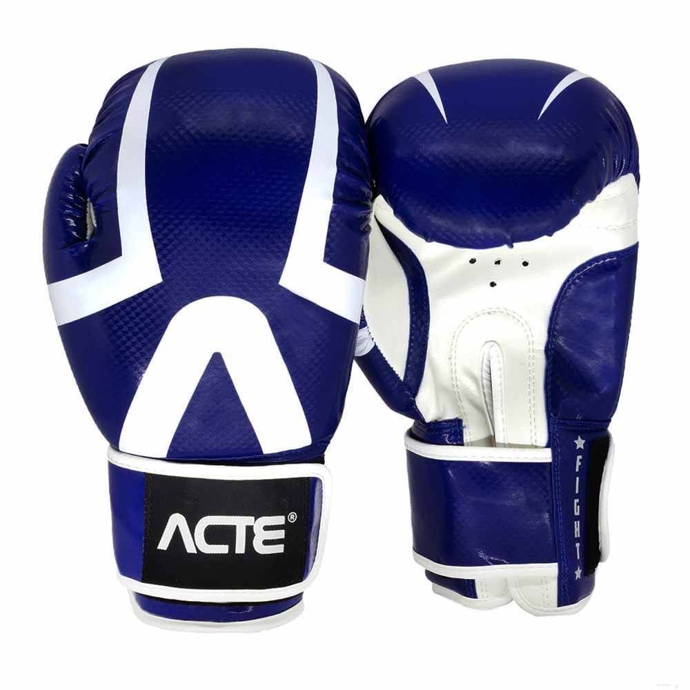 Luva Boxe Premium P15 - Azul/Branco 16