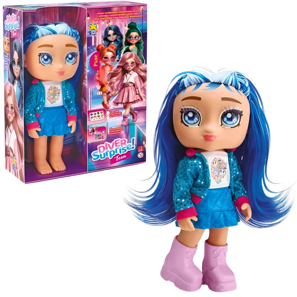 Boneca Diver Surprise Teens K-pop C/Acessórios | Extra