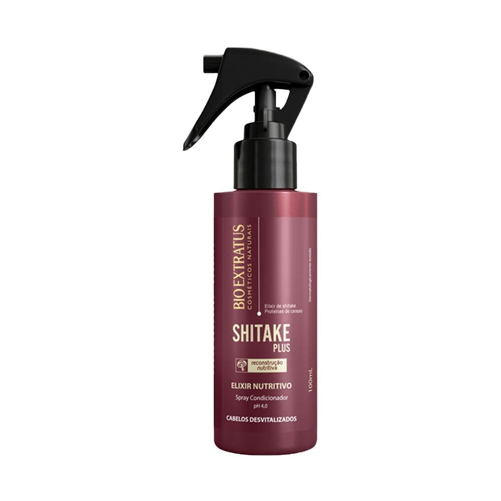 Spray Condicionador Elixir Nutritivo Bio Extratus Shitake Plus 100ml
