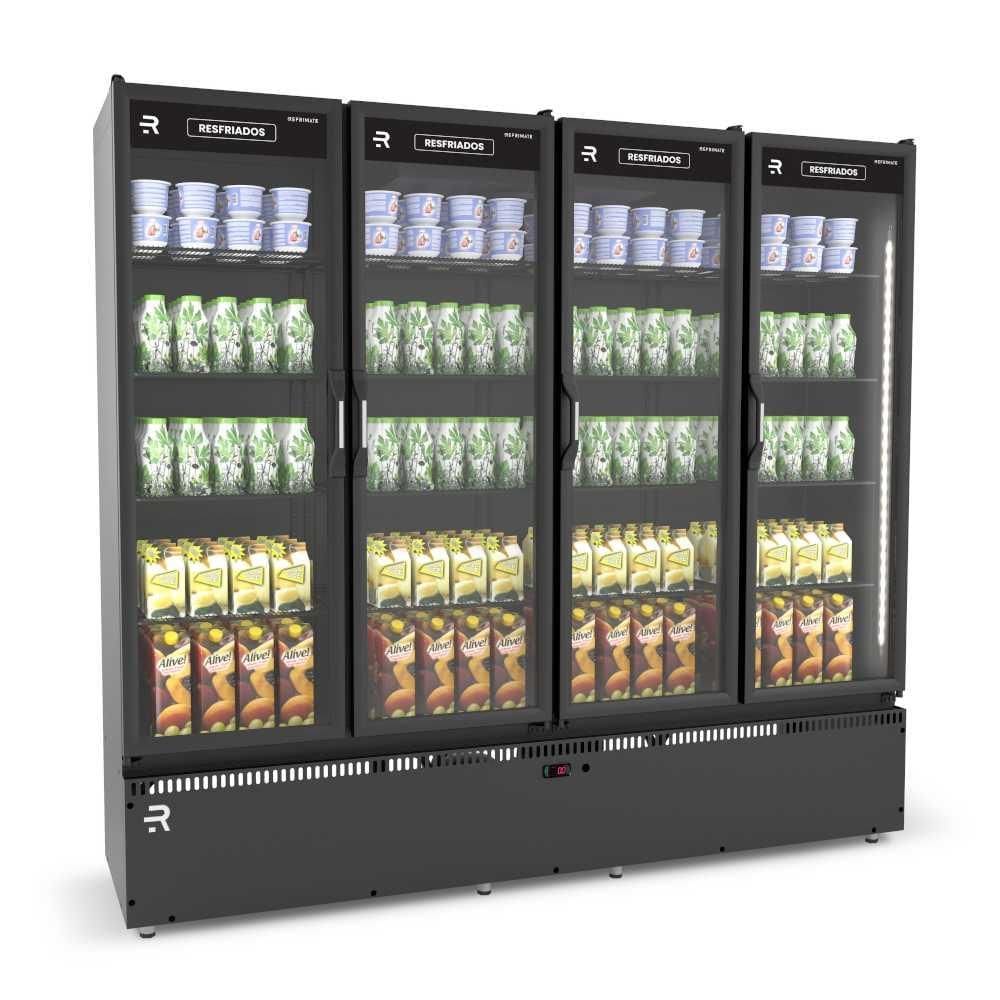 Auto Serviço Vanguard Resfriados 4 Portas Preto/Preto ASVR4P 220V - Refrimate
