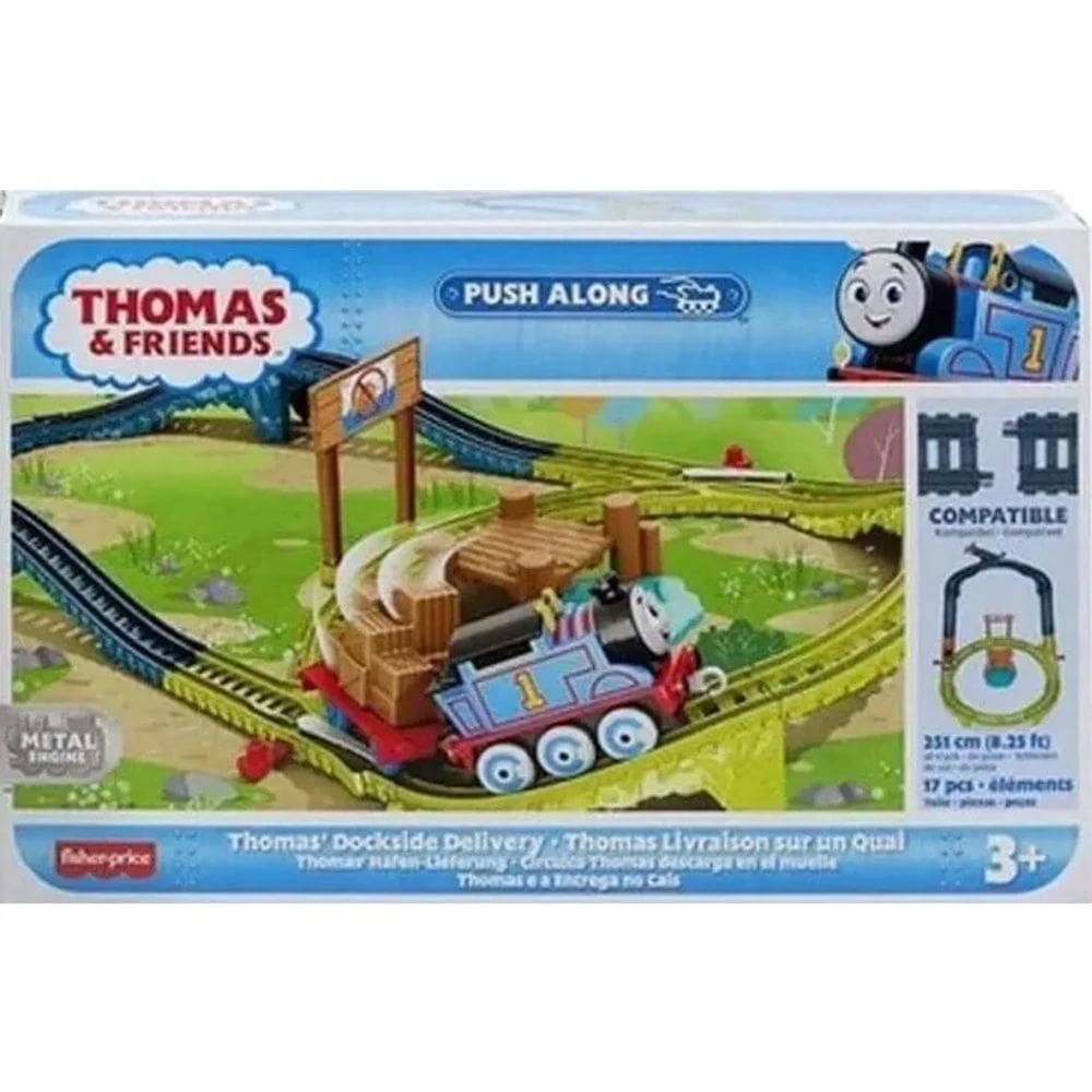 Pista Thomas E Friends - Thomas E A Entrega No Cais - Mattel Hgy82