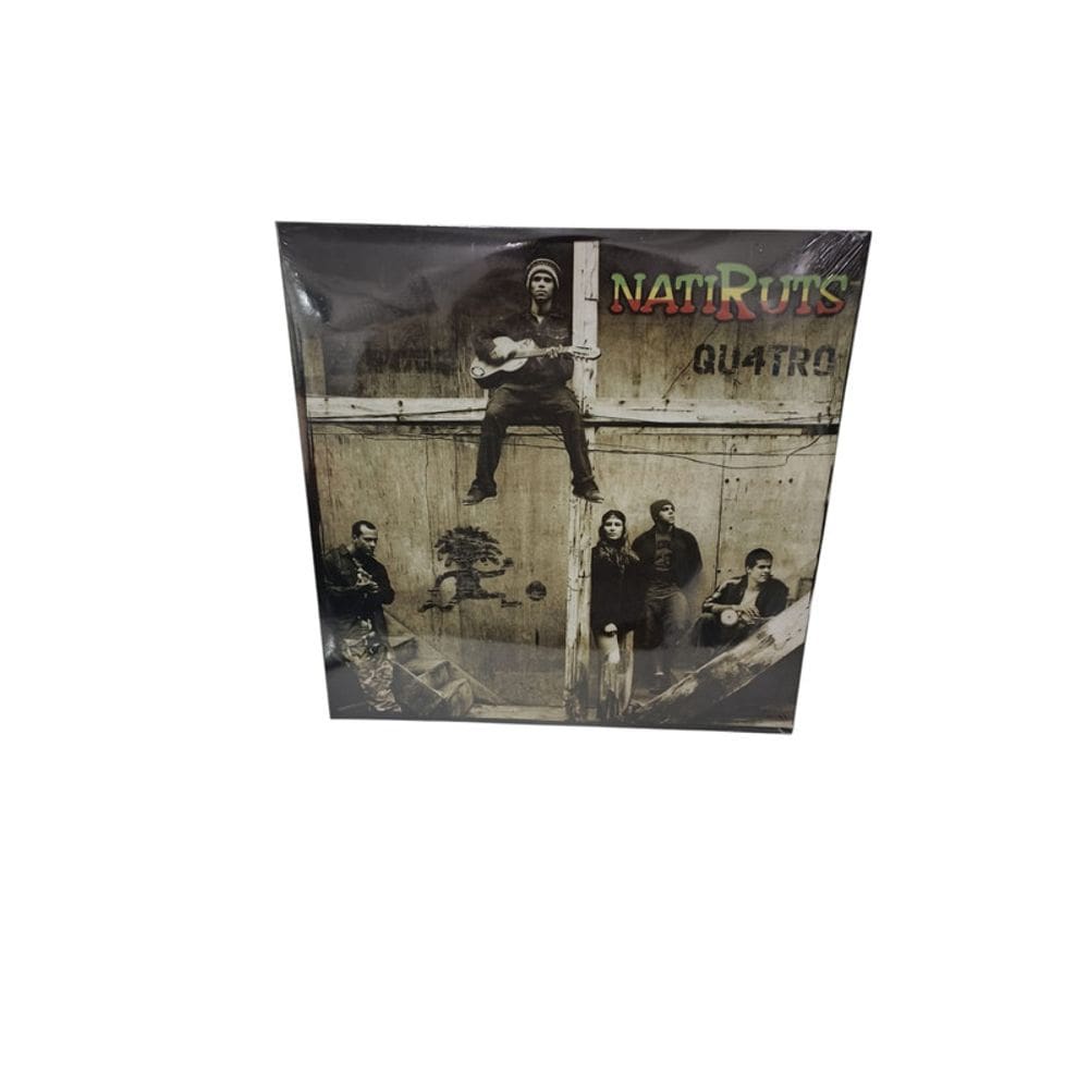 LP Vinil Natiruts - Qu4tro (2002 / 2LP Verde e Laranja)