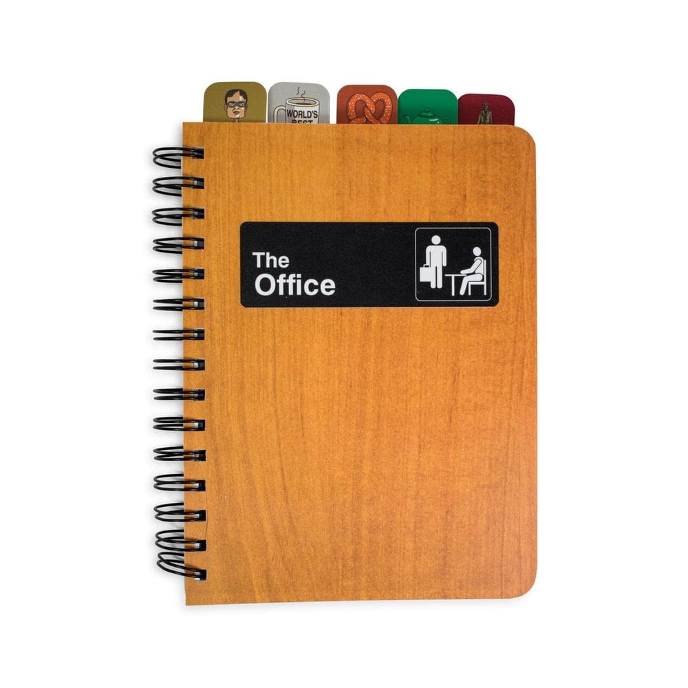Caderno espiral JUST FUNKY The Office com guias de 288 páginas