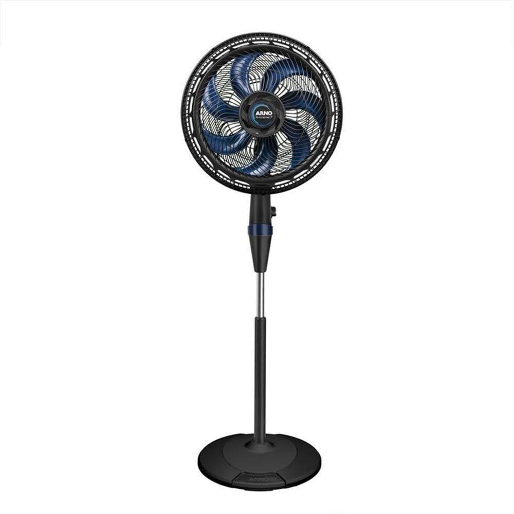 Ventilador De Coluna Arno X-Treme 7 40Cm 7 Pás 150W VE7C Preto Com Azul 220v