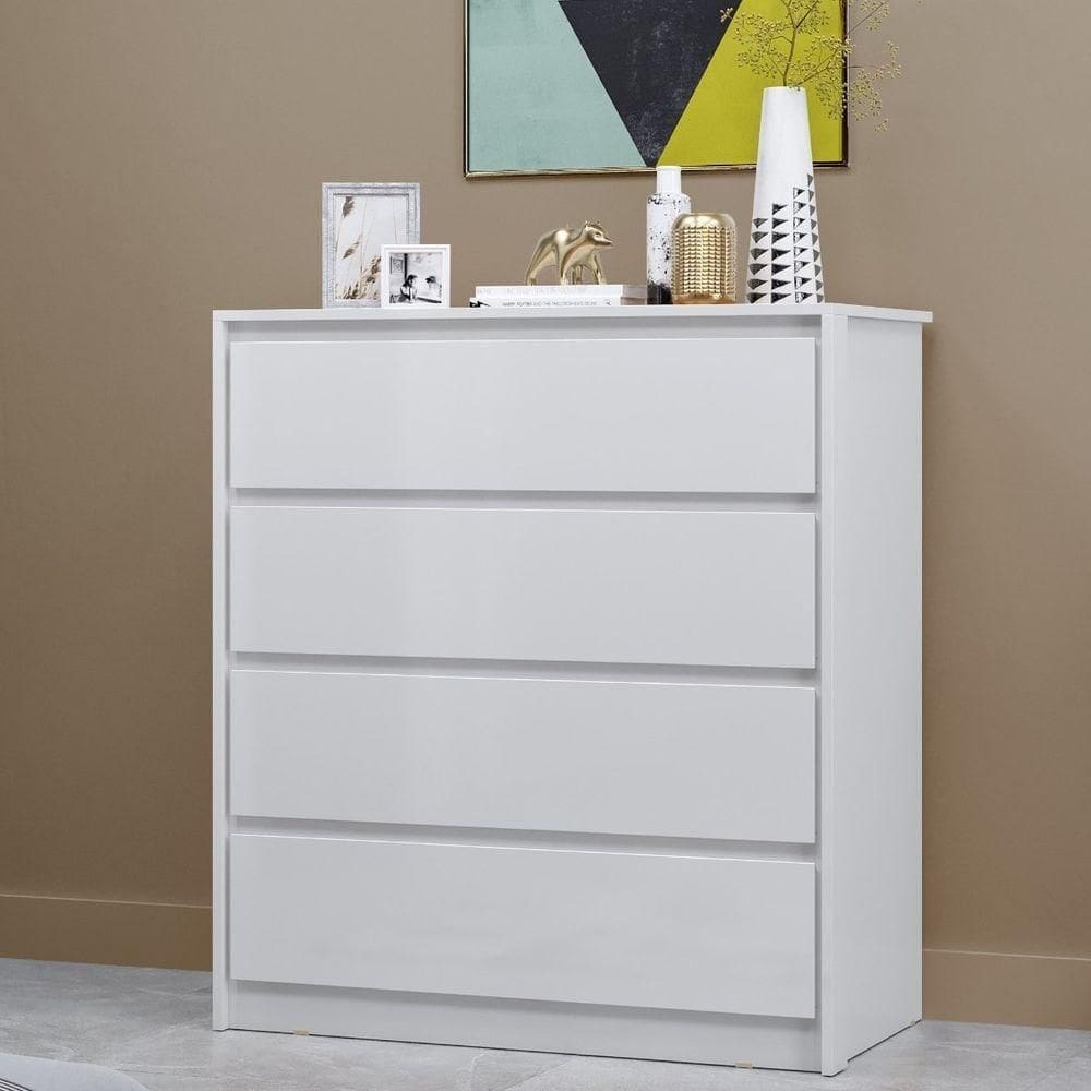 Cômoda Para Quarto 4 Gavetas - Carla Branco