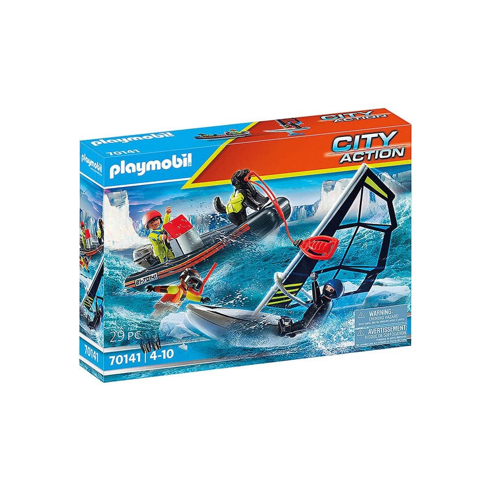 Playmobil - Resgate Na Agua Com Cachorrov - City Action - 70141