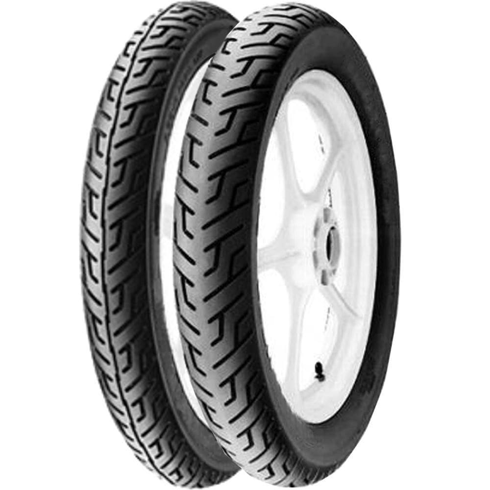 Par Pneu Cbx 200 Strada 100/90-18 + 275-18 Mt65 Pirelli