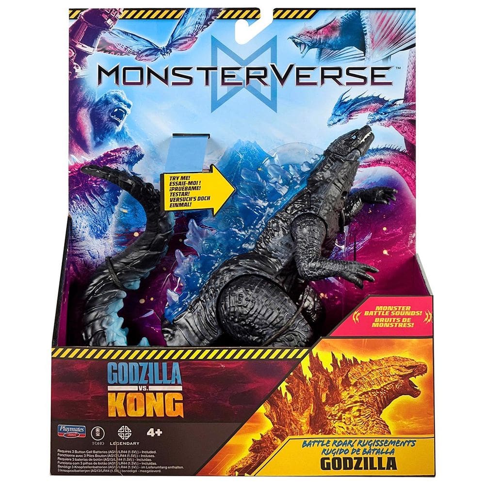Boneco Godzilla De 17Cm Com Som - Godzilla Vs Kong