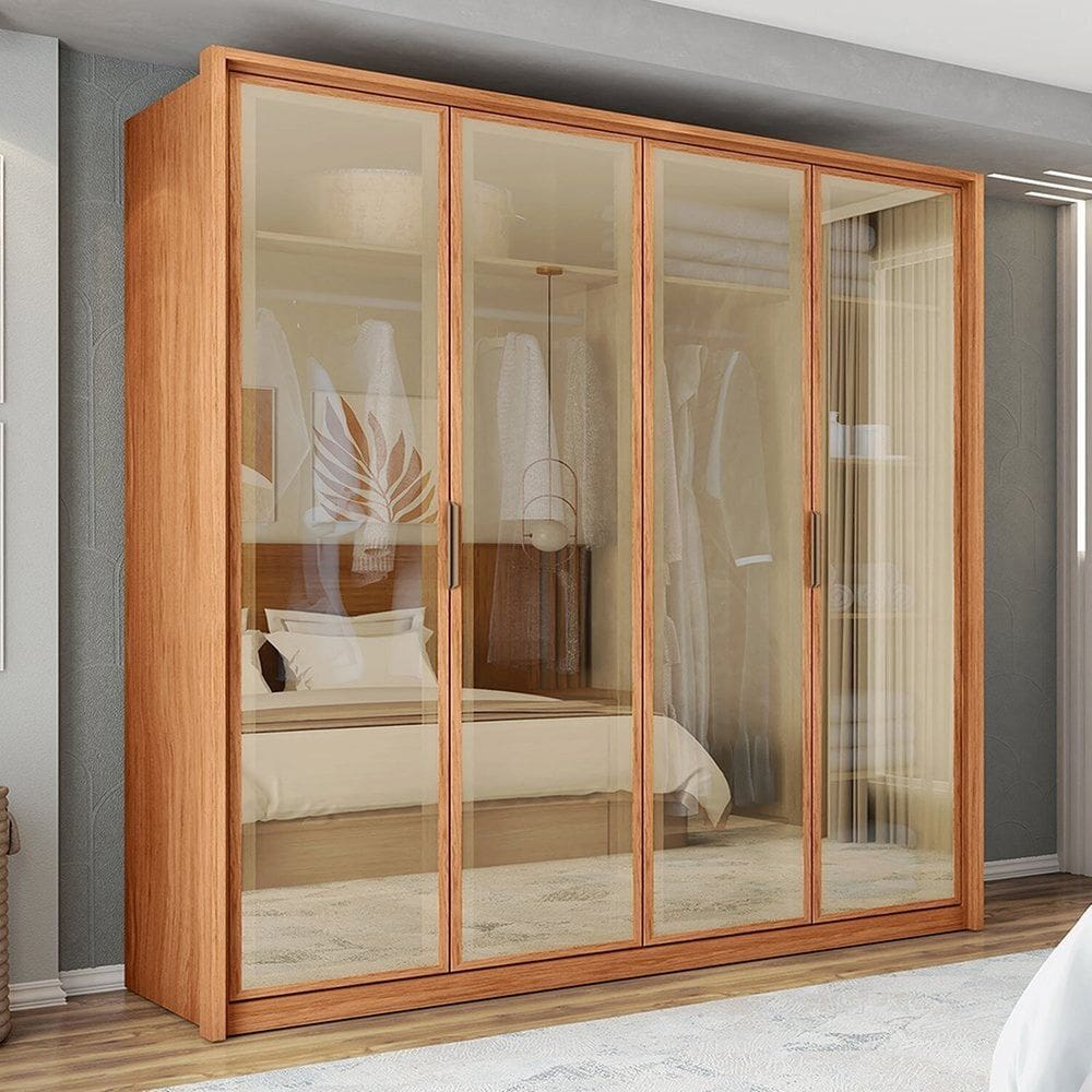 Guarda-roupa Solteiro 4 Portas Francis Freijó