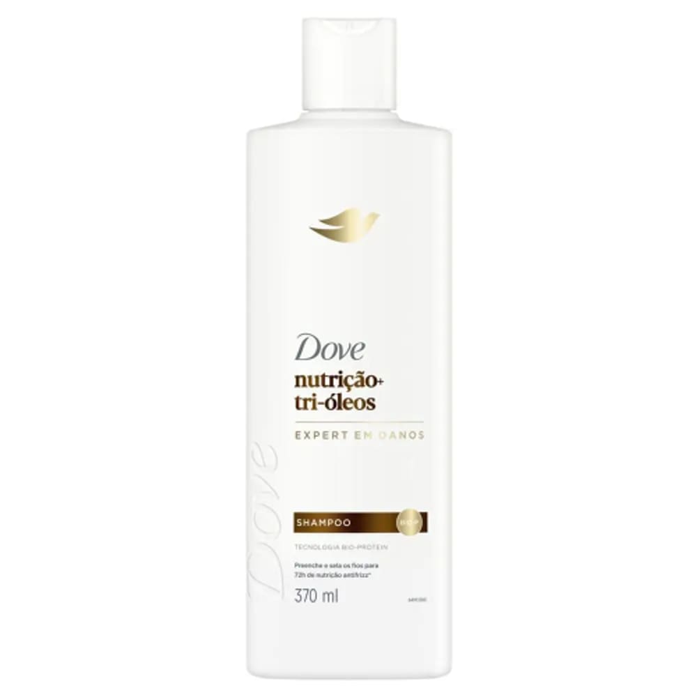 Shampoo Dove Nutrição + Tri-óleos 370ml Dove