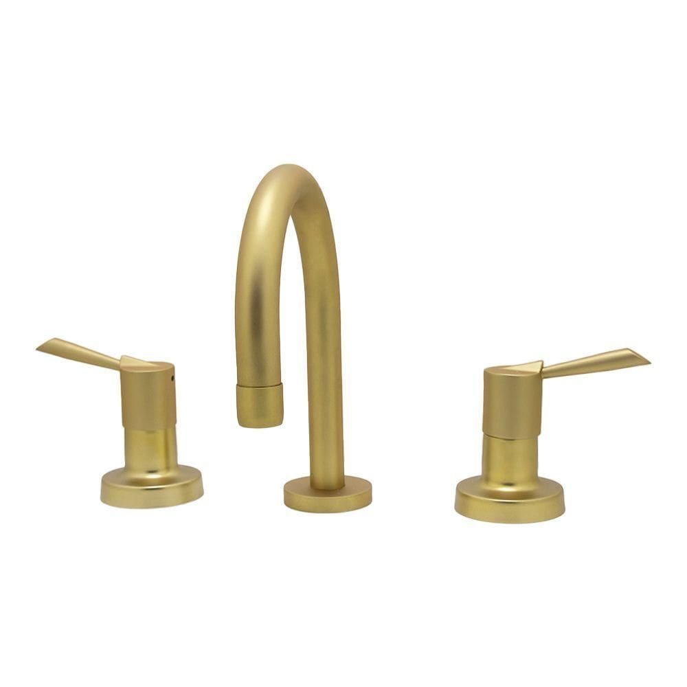 Torneira Pia Misturador Banheiro Mesa Dourado Fosco Luxo 1/4