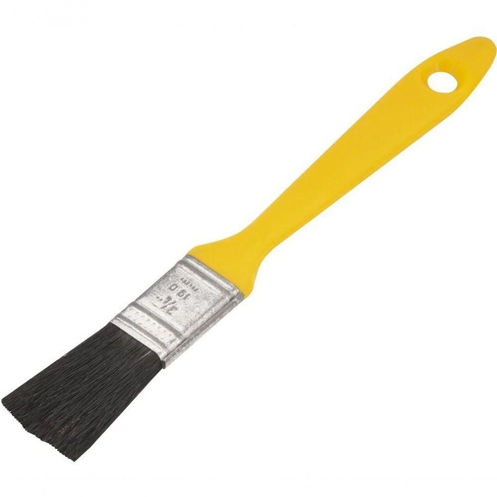 Pincel 3-4 Cerdas Pretas Cabo Plástico Para Tintas óleo E E