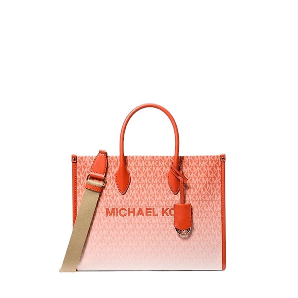 Sacola Michael Kors Ombre Logo Mirella Coated Canvas
